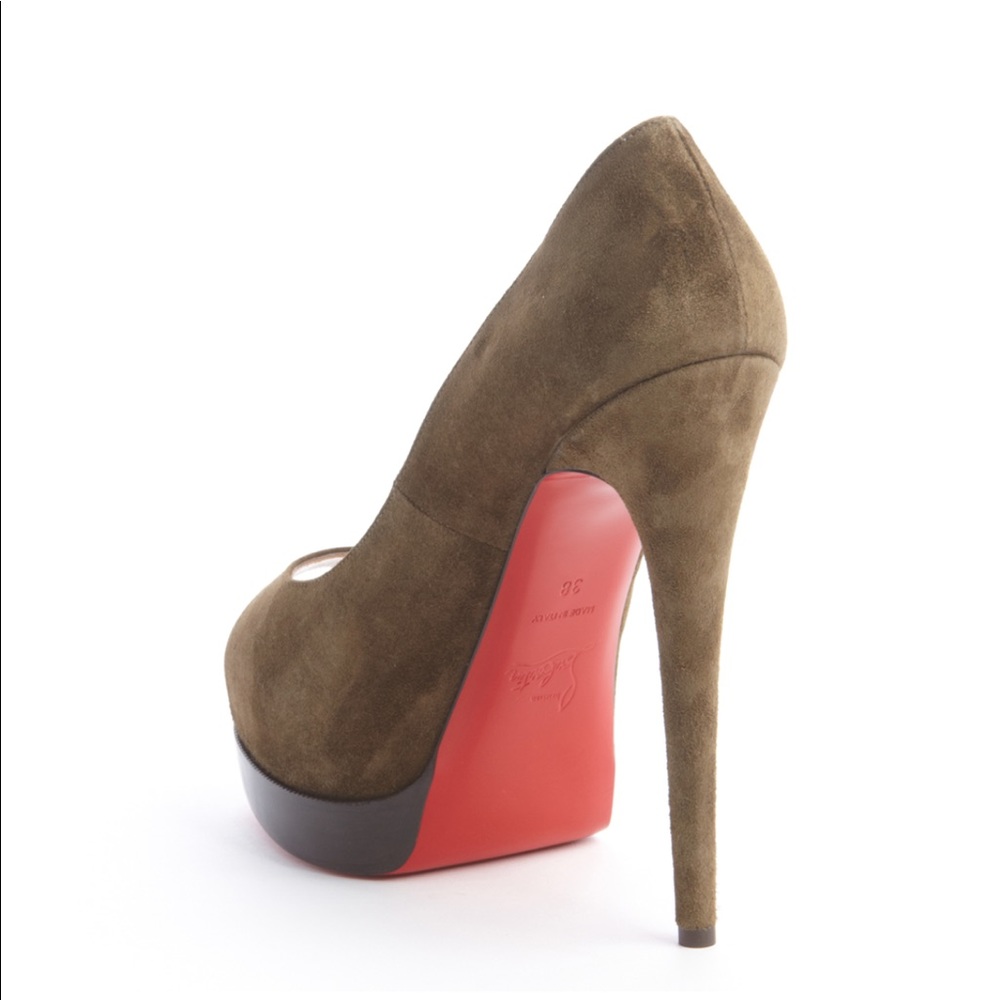 Palais Royal Trepointe 140' Peep Toe Loubotin❤️